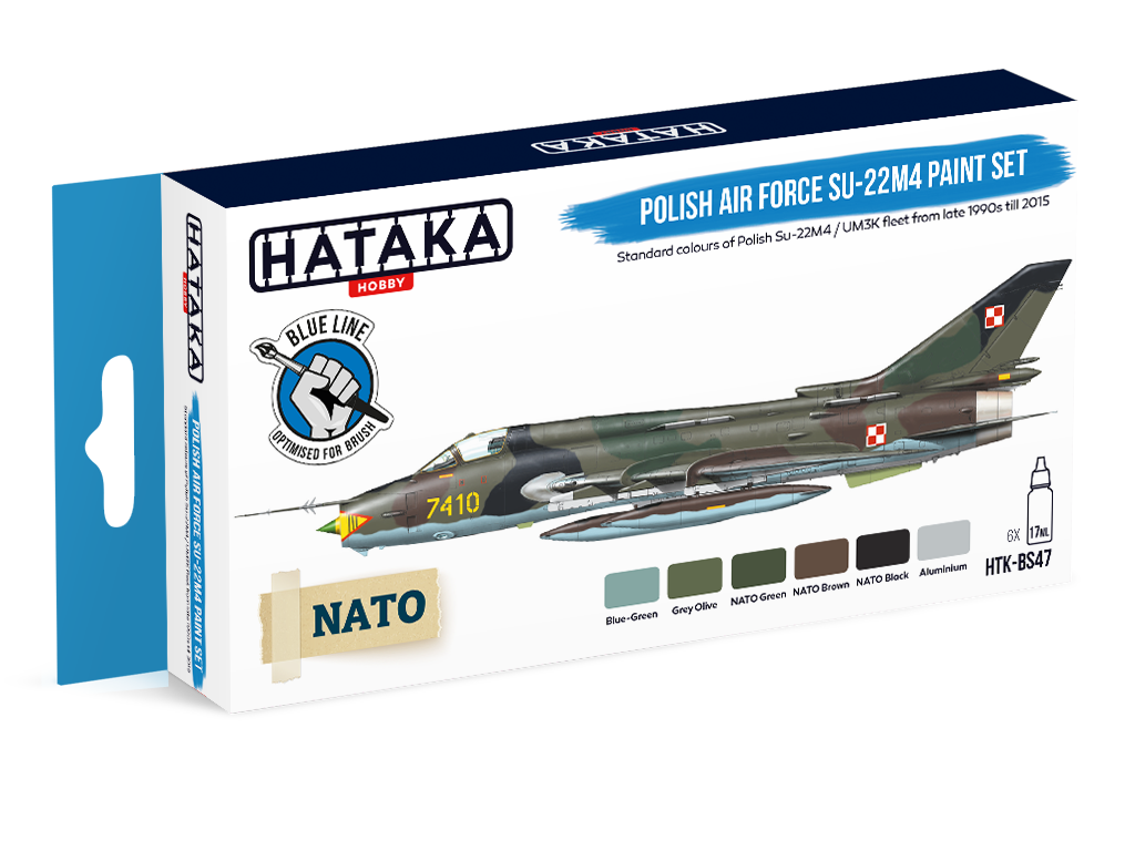 HTK-BS47 Hataka Polish Air Force Su-22M4 Paint Set product image