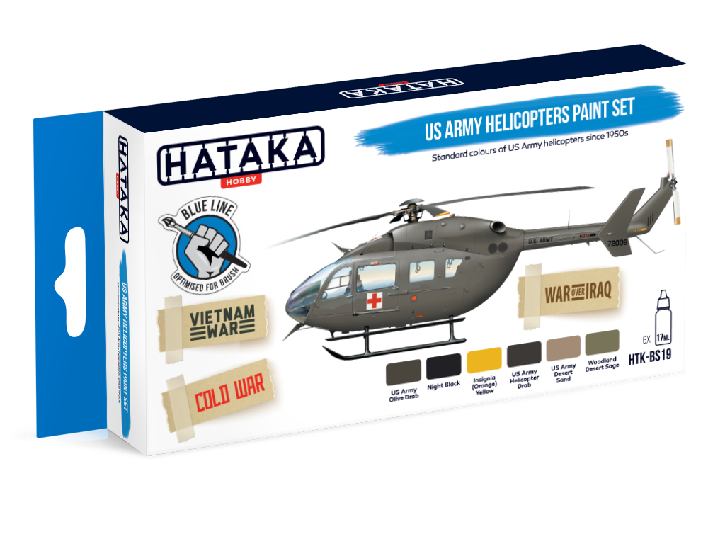 HTK-BS19 Hataka US Army Helicopters Paint Set product image