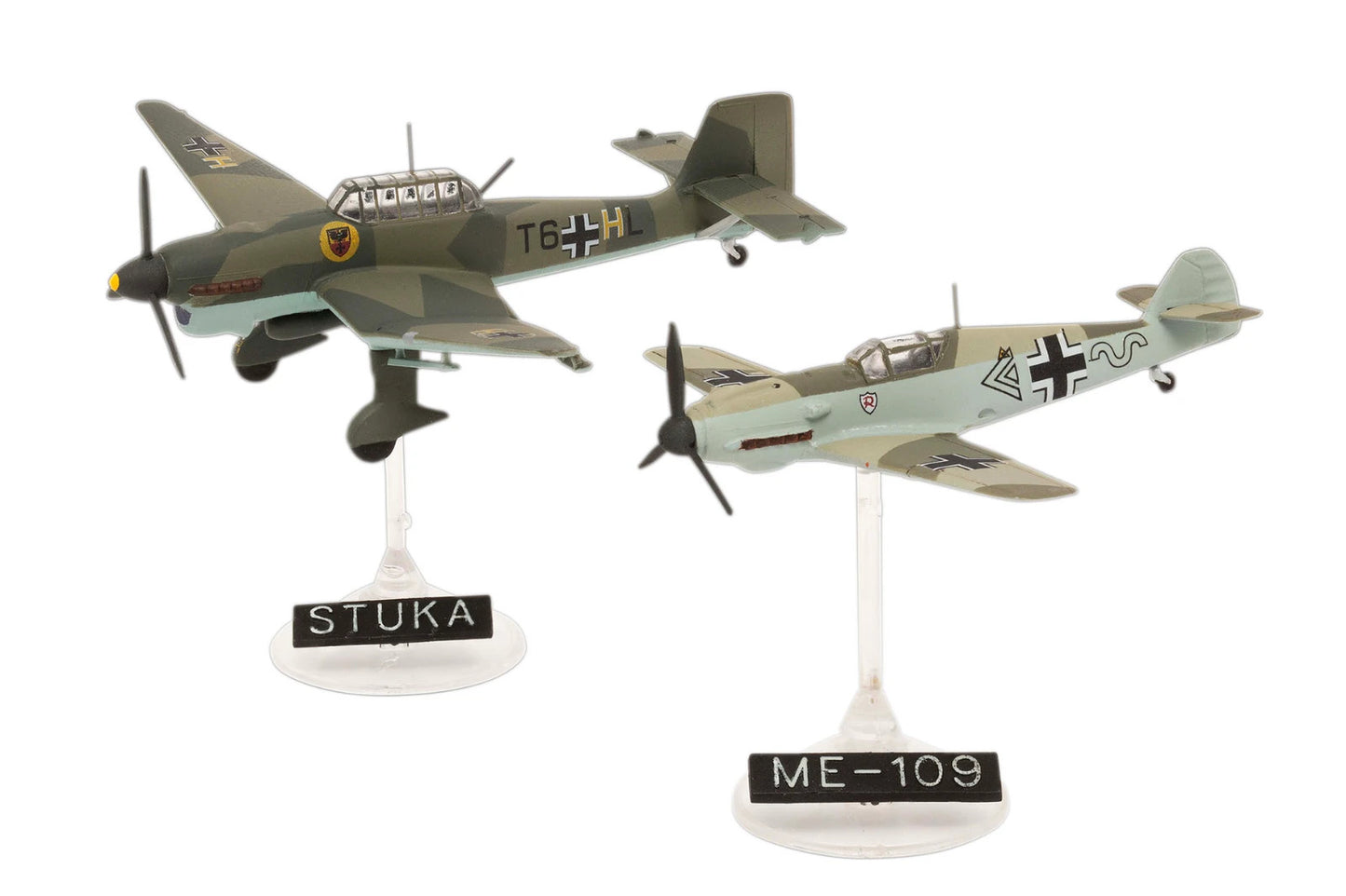 Messerschmitt Me109 And Stuka Twin Model Kit Set By Revell Scale 1:144 R63770