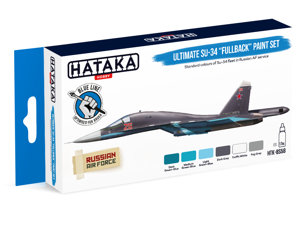 HTK-BS58 Hataka Ultimate Su-34 Fullback Paint Set product image