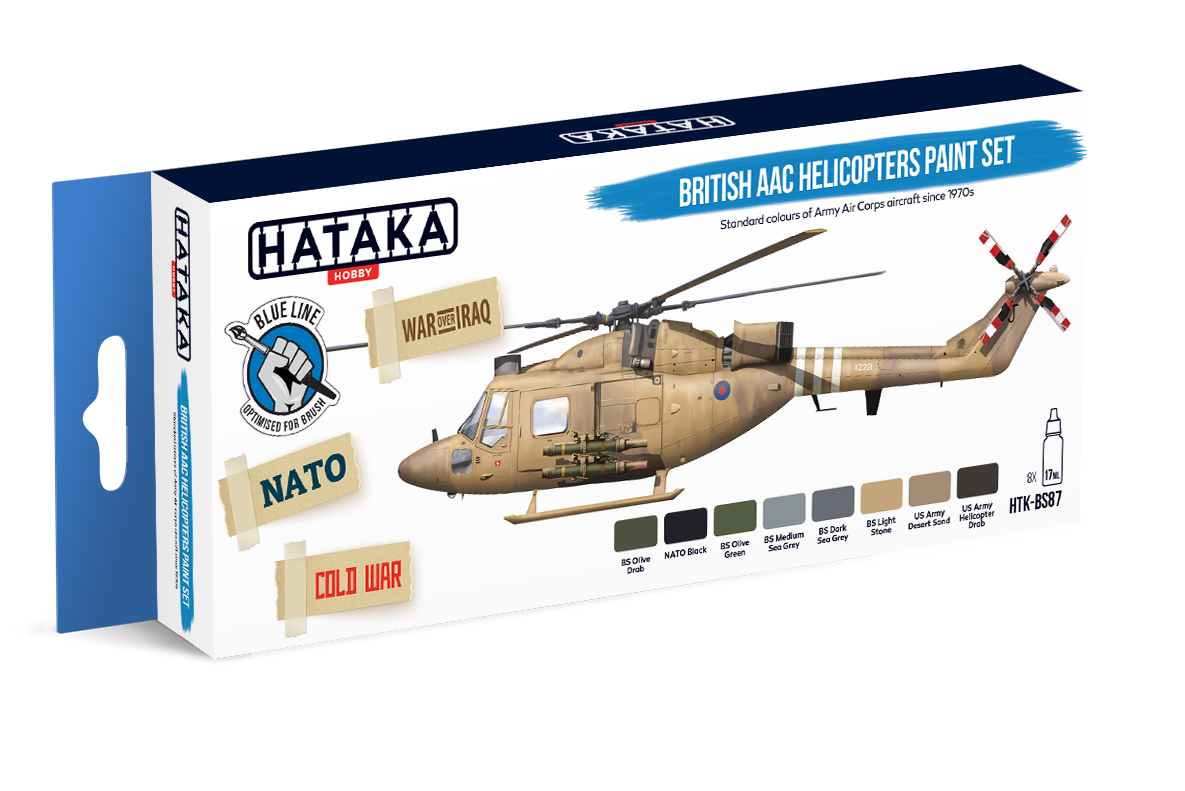 HTK-BS87 Hataka British AAC Helicopters Paint Set product image