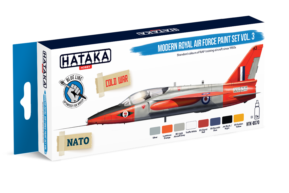 HTK-BS70 Hataka Modern Royal Air Force Paint Set Vol.3 product image