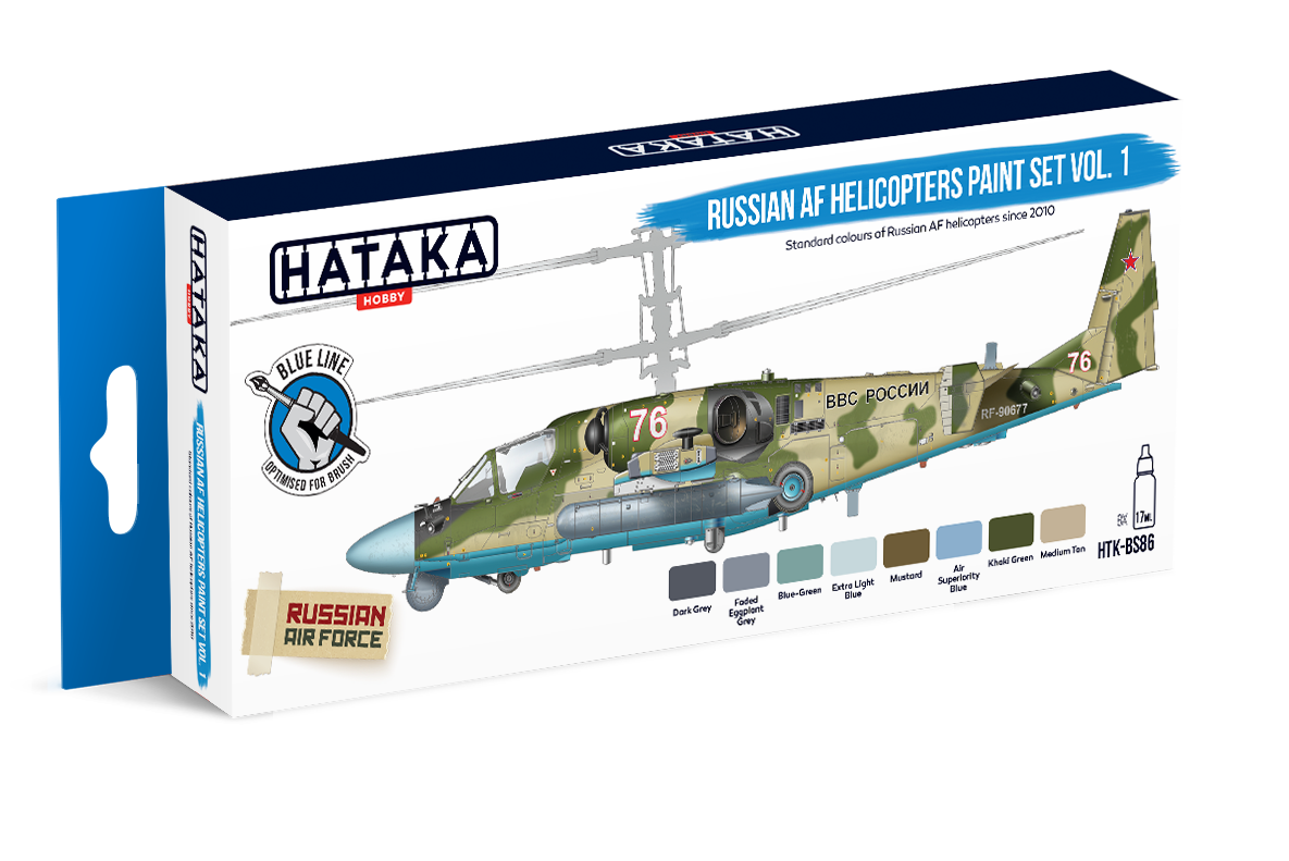 HTK-BS86 Hataka Russian AF Helicopters Paint Set Vol.1 product image