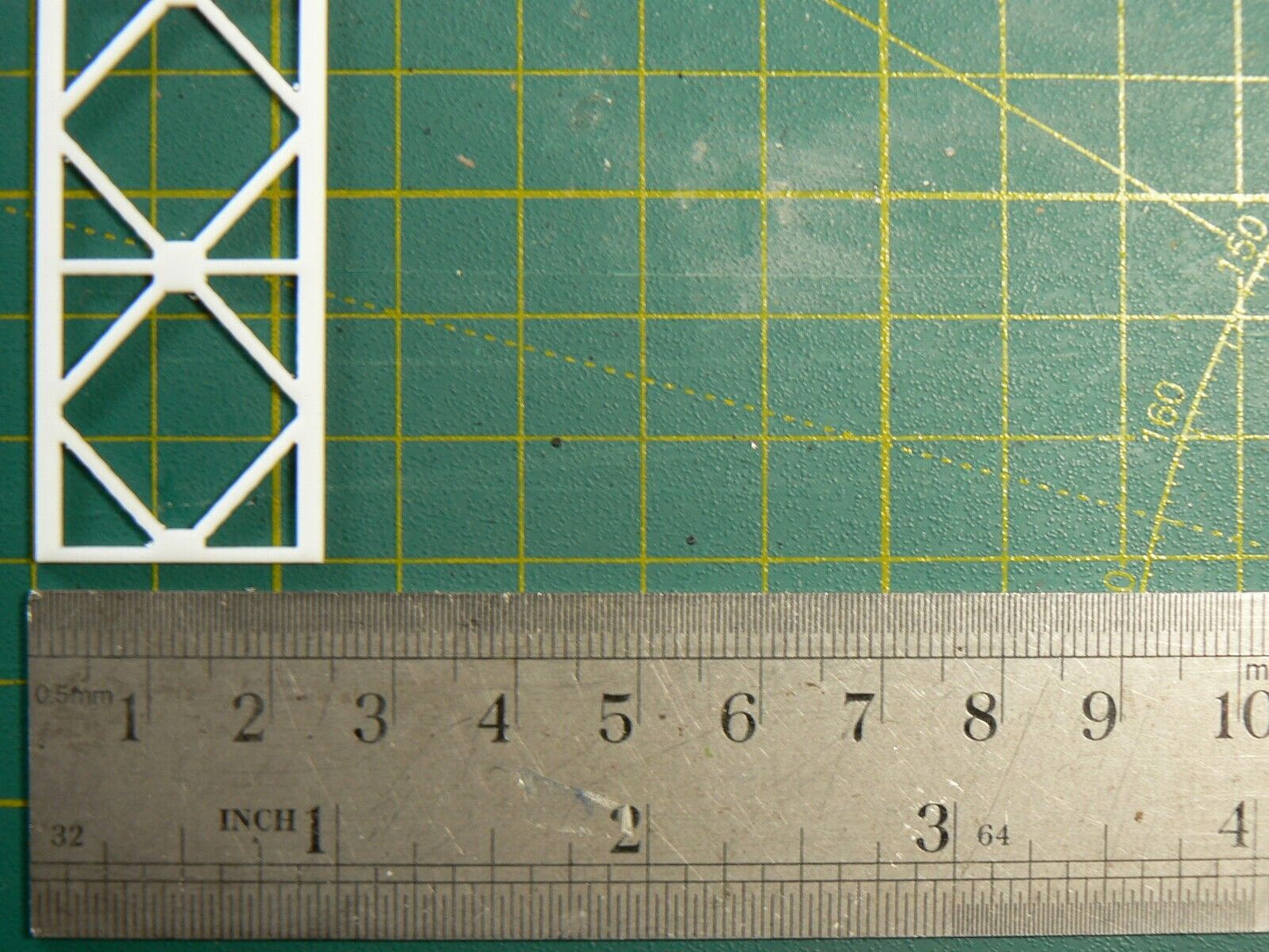 ABS Styrene Plastic Lattice Truss Model Railway Building 10-24mm 500mm Length