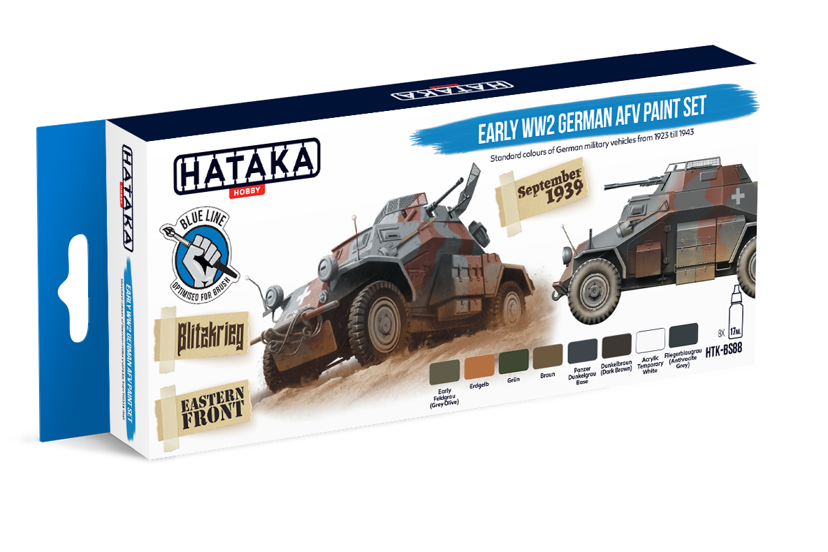 HTK-BS88 Hataka Early WW2 German AFV Paint Set product image