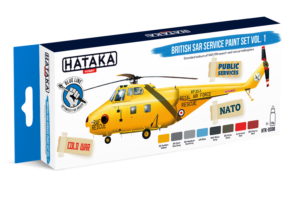 HTK-BS98 Hataka British SAR Service Paint Set Vol. 1 product image