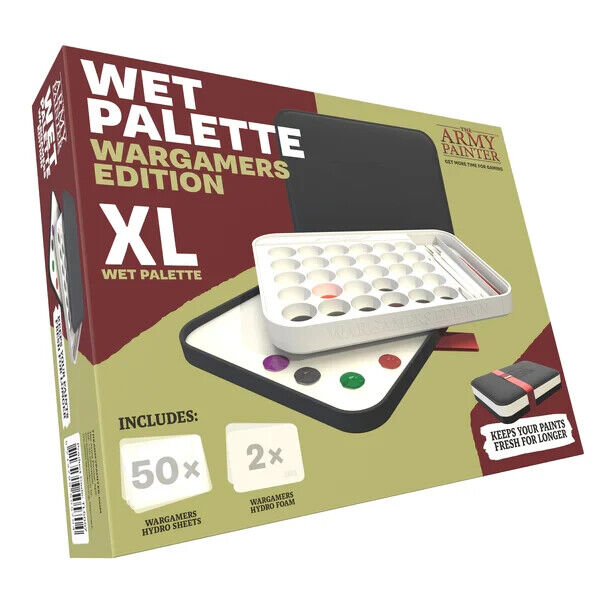 Army Painter Wargamers Edition XL Wet Palette for Miniature and Wargaming Painting