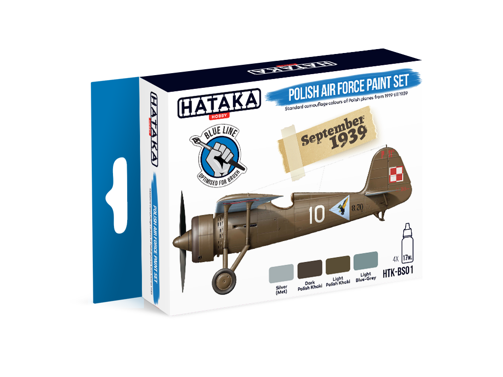 HTK-BS01 Hataka Polish Air Force Paint Set product image