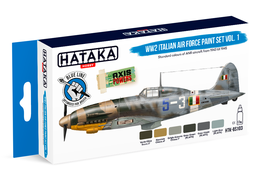 HTK-BS103 Hataka WW2 Italian Air Force Paint Set Vol.1 product image