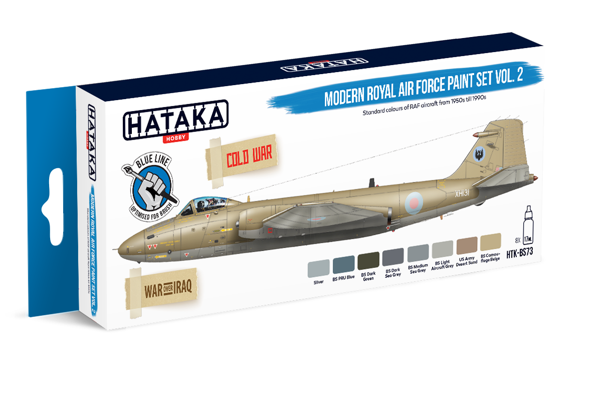 HTK-BS73 Hataka Modern Royal Air Force Paint Set Vol.2 product image