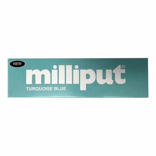 Milliput Turquoise Blue Epoxy Modelling Putty 2 Part Sculpting Putty for Models and Dioramas