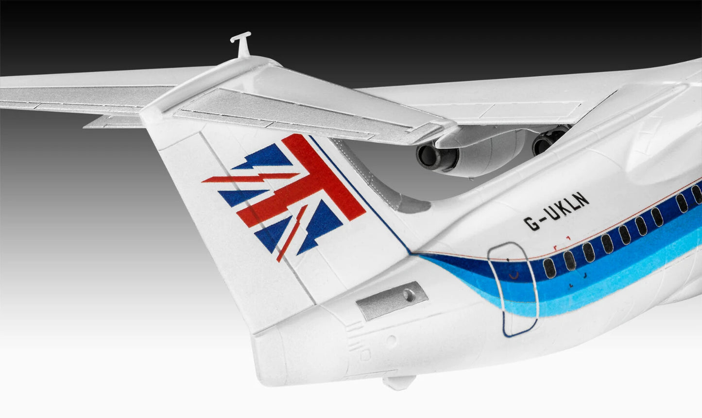 BAe 146-200 Model Kit With Paints Gift Set By Revell Scale 1:144 R63791