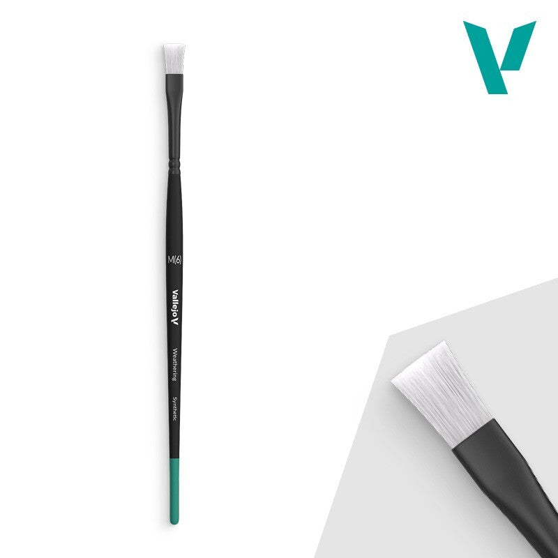 Vallejo Flat Synthetic Brush Medium for model and miniature painting