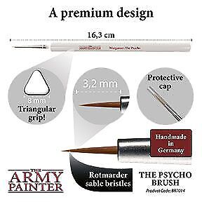 Army Painter Wargamer Psycho Brush product packaging