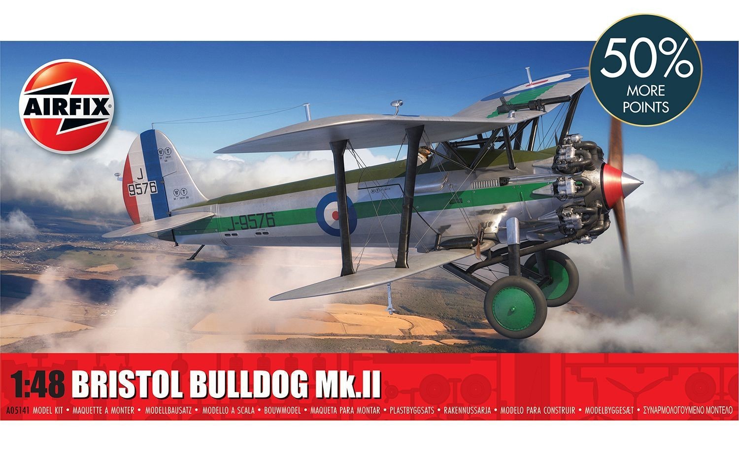 Airfix A05141 Bristol Bulldog Mk.II 1:48 scale box art