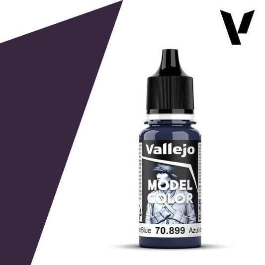 Vallejo  Model Colour Dark Prussian Blue 70.899 18ml Paint Dropper Bottle