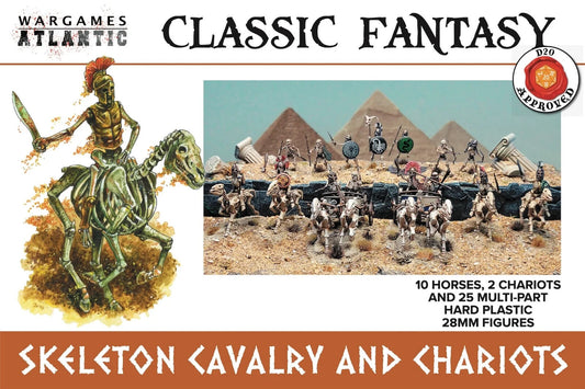 Wargames Atlantic Skeleton Cavalry And Chariots Classic Fantasy FREE POST