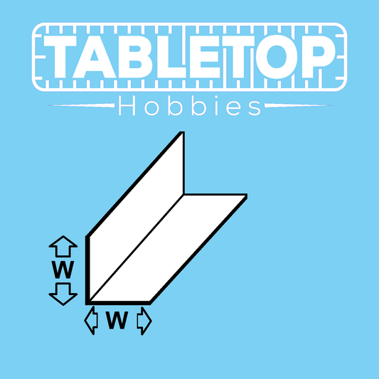 ABS Styrene L Angle Section Model Making  2, 3 or 4mm Width Multibuy Discount