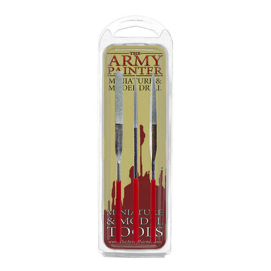 Army Painter Miniature and Model Files set of 3 diamond files box art