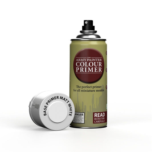 Army Painter Matt White CP3002 colour primer spray can