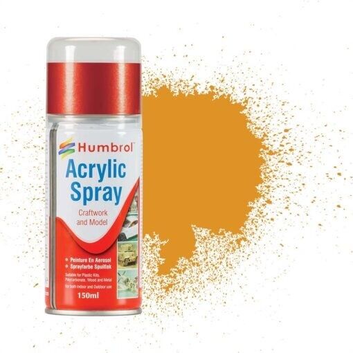 HUMBROL Spray Paints And Lacquers Acrylic Enamel Mini Cans 150ml