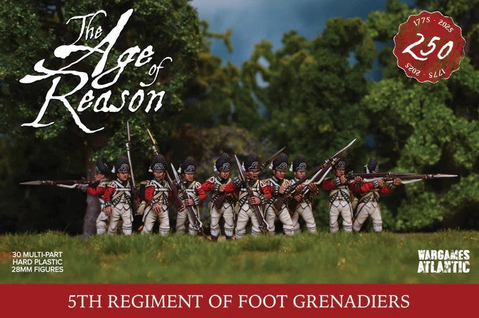 Wargames Atlantic 5th Regiment of Foot Grenadiers box art