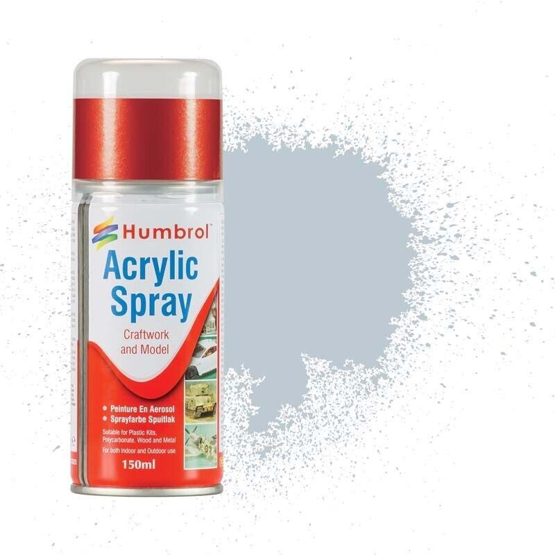 HUMBROL Spray Paints And Lacquers Acrylic Enamel Mini Cans 150ml