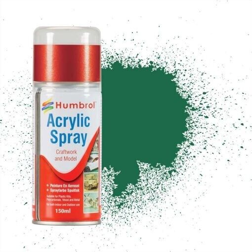 HUMBROL Spray Paints And Lacquers Acrylic Enamel Mini Cans 150ml