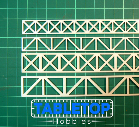ABS Styrene Plastic Lattice Truss Model Railway Building 10-24mm 500mm Length