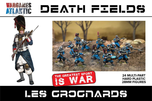 Wargames Atlantic Les Grognards 24x Miniatures Death Fields FREE POST