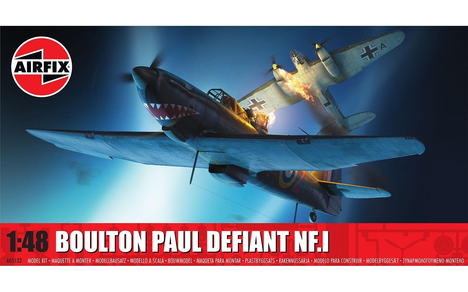 Airfix A05132 Boulton Paul Defiant NF.1 1:48 scale box art
