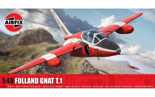 Airfix A05123 Folland Gnat T.1 box art