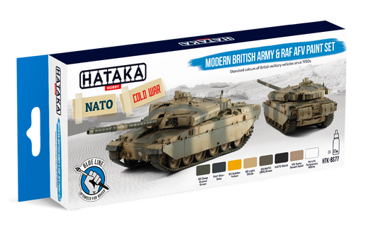 HTK-BS77 Hataka Modern British Army & RAF AFV Paint Set product image