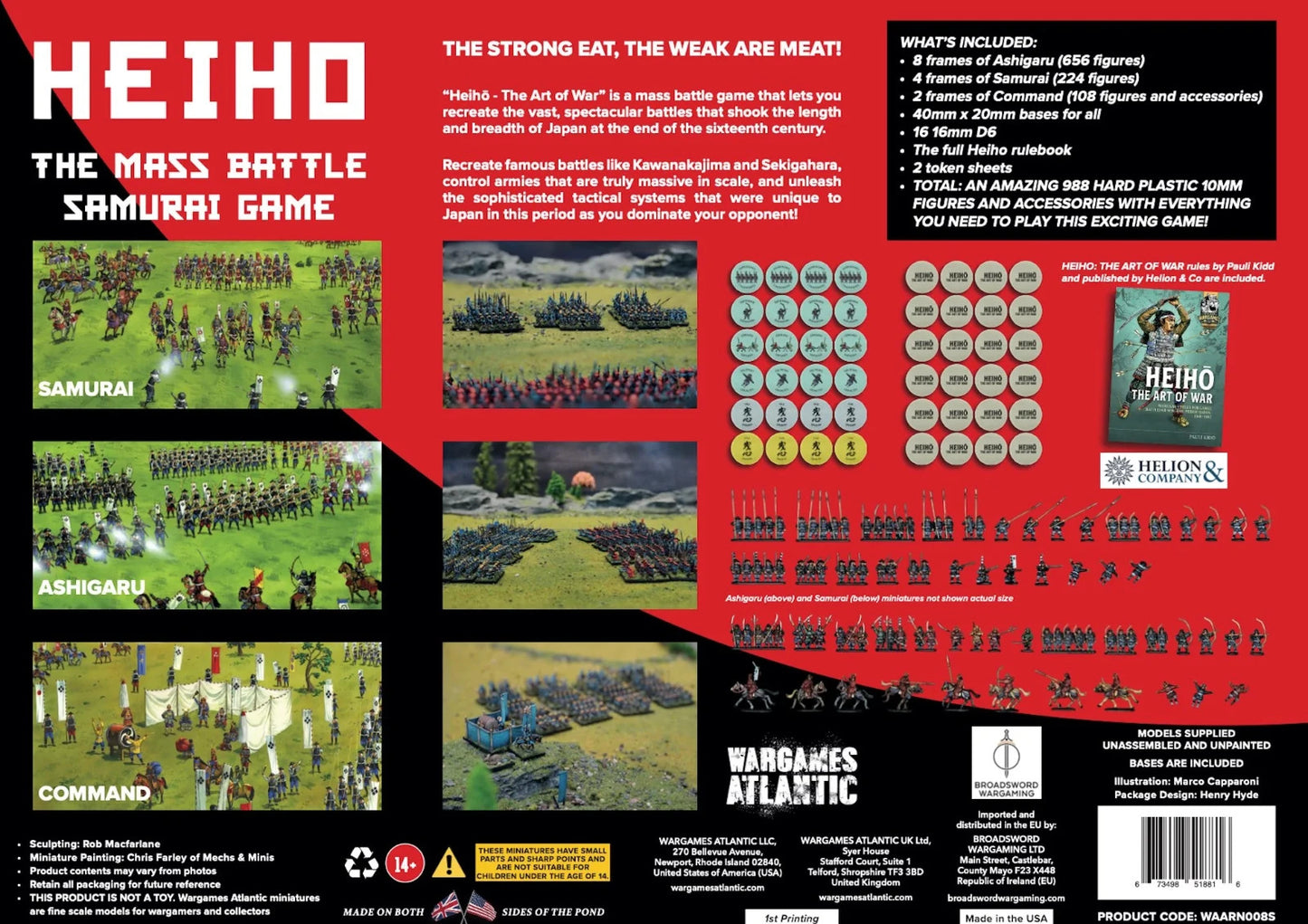 Heiho Grand Battle Scale 10mm plastic miniatures