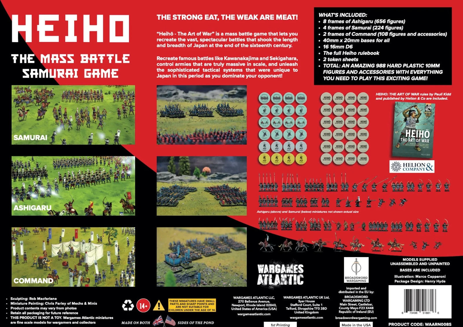 Heiho Grand Battle Scale 10mm plastic miniatures