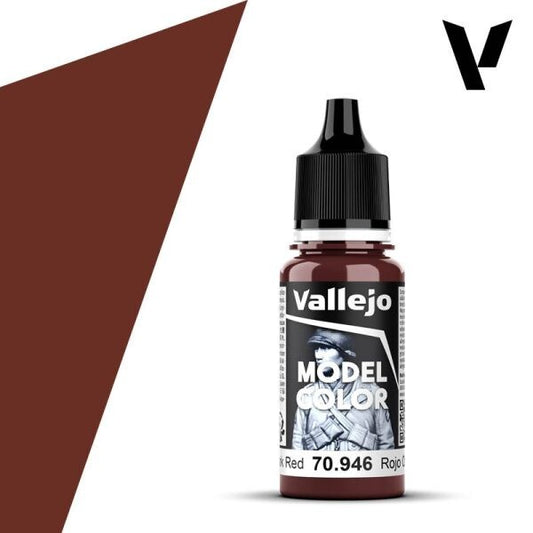 Vallejo  Model Colour Dark Red 70.946 18ml Paint Dropper Bottle