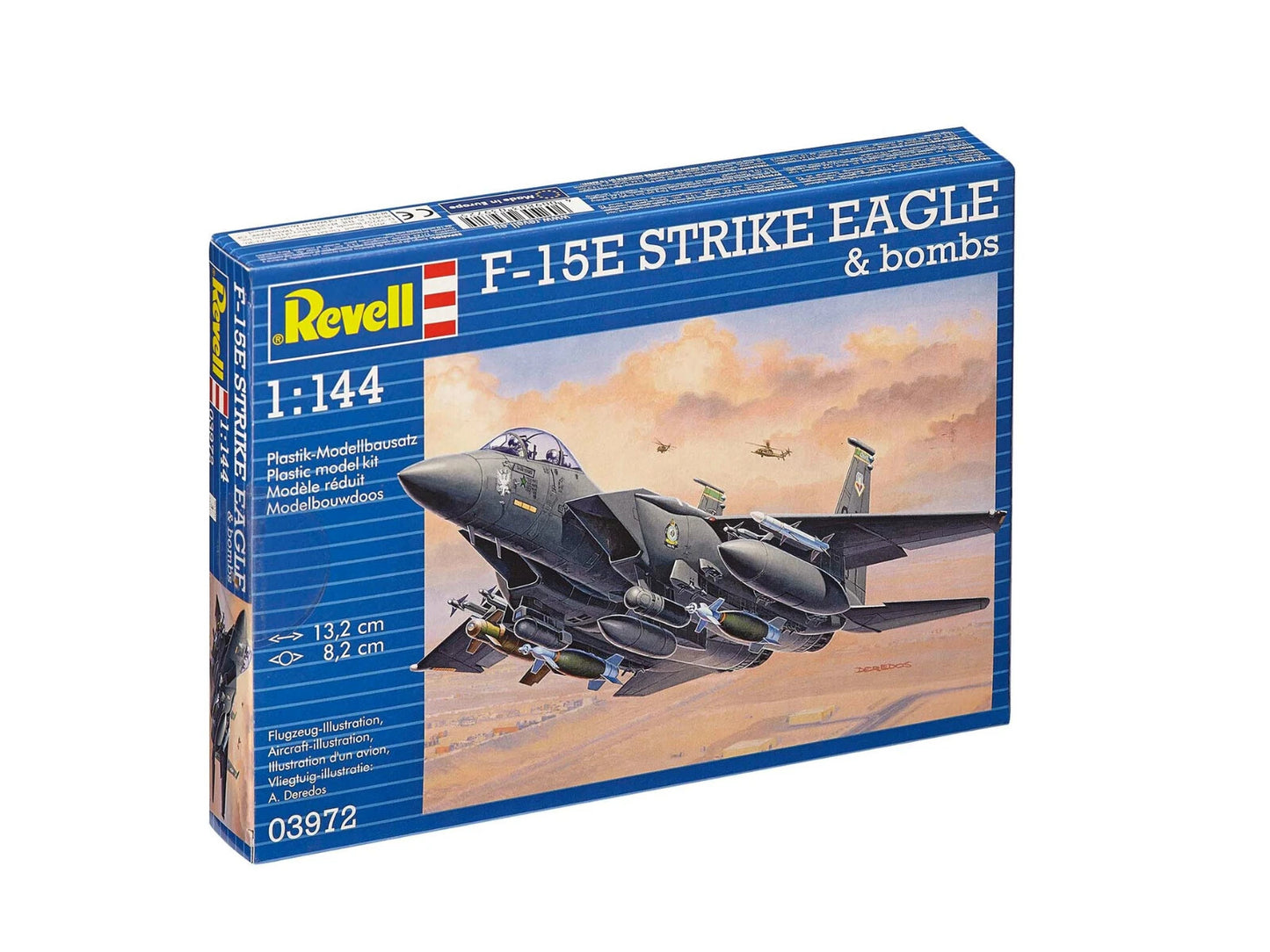 F-15 Strike Eagle With Bombs USAF Model Kit By Revell Scale 1:144 R03972