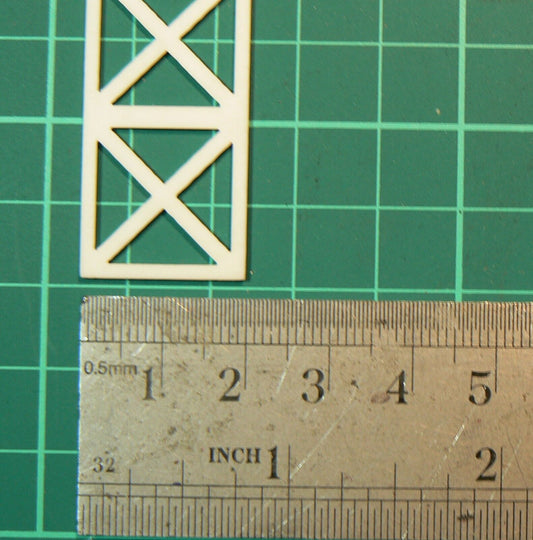 ABS Styrene Plastic Lattice Truss Model Railway Building 10-24mm 500mm Length