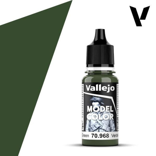 Vallejo  Model Colour Flat Green 70.968 18ml Paint Dropper Bottle