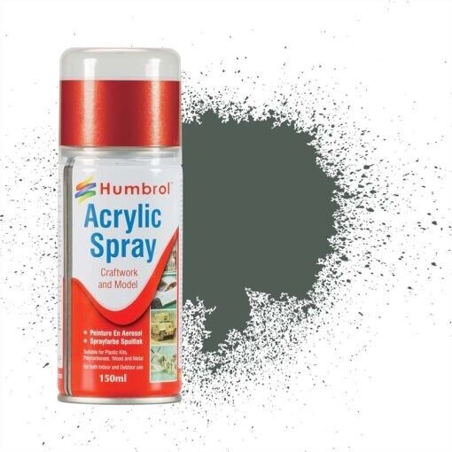 HUMBROL Spray Paints And Lacquers Acrylic Enamel Mini Cans 150ml