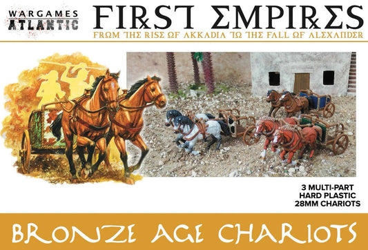 Wargames Atlantic Bronze Age Chariots x3 Historical Miniatures FREE POST
