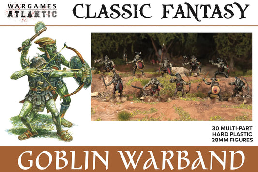 Wargames Atlantic Goblin Warband 30x Miniatures Classic Fantasy FREE POST