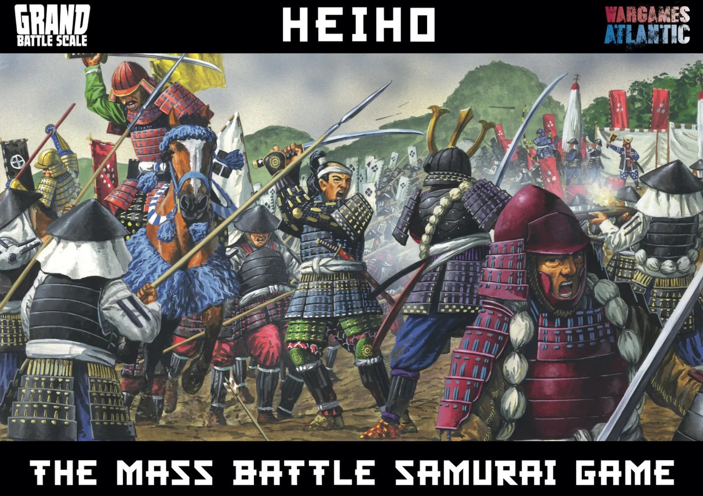 Wargames Atlantic Heiho: The Mass Battle Samurai Game box art