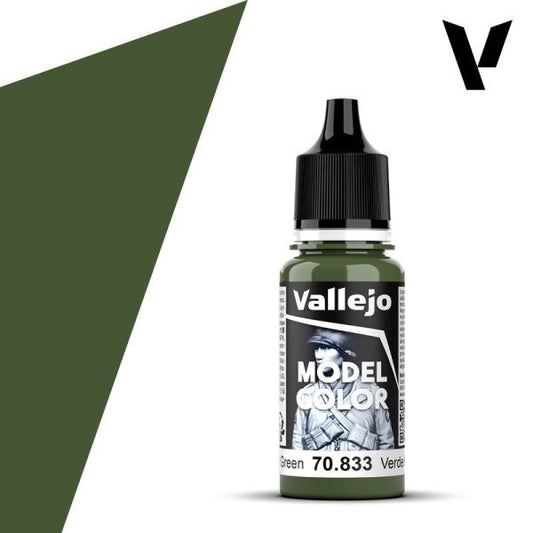 Vallejo  Model Colour Fern Green 70.833 18ml Paint Dropper Bottle