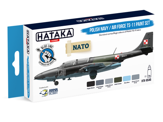 HTK-BS46 Hataka Polish Navy & Air Force TS-11 Paint Set product image