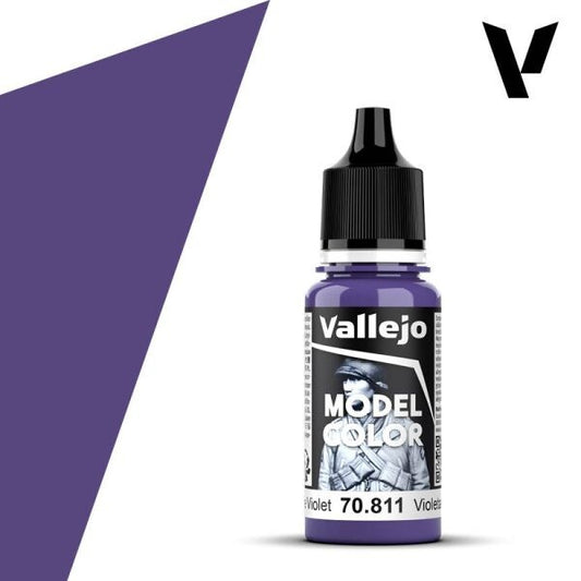 Vallejo  Model Colour Blue Violet 70.811 18ml Paint Dropper Bottle