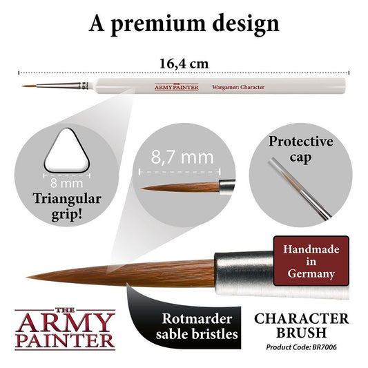Army Painter Wargamer Character Brush product packaging