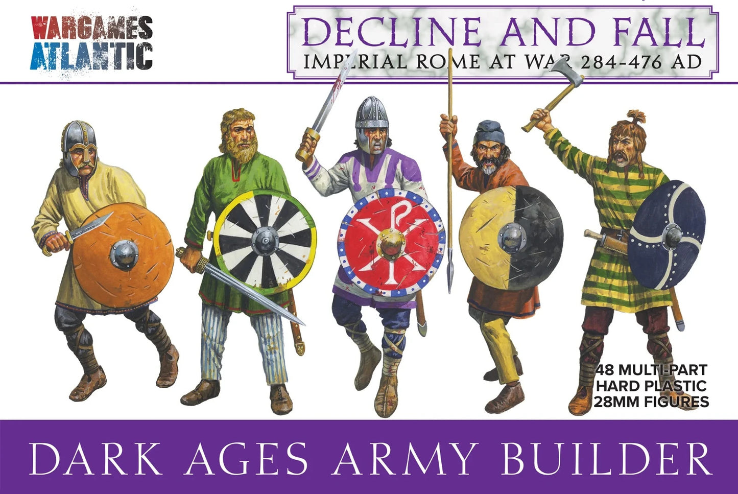 Wargames Atlantic Dark Age Army Builder 48x Miniatures 28mm Figures FREE POST