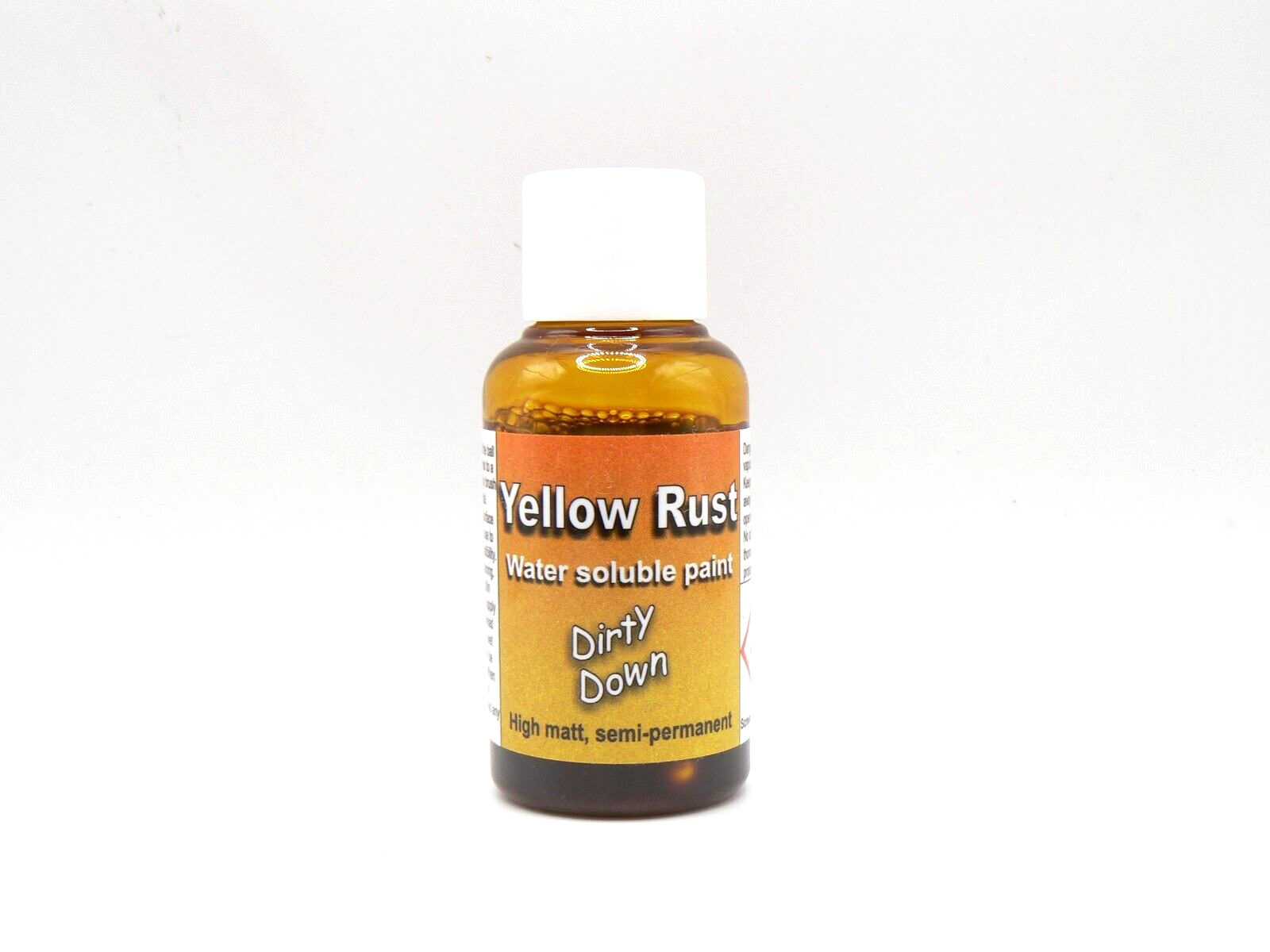 Dirty Down YELLOW RUST Water Soluble FX For Wargames Scale Model 25ml FREE POST