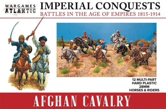 Wargames Atlantic Afghan Cavalry 12x Historical Miniatures FREE POST